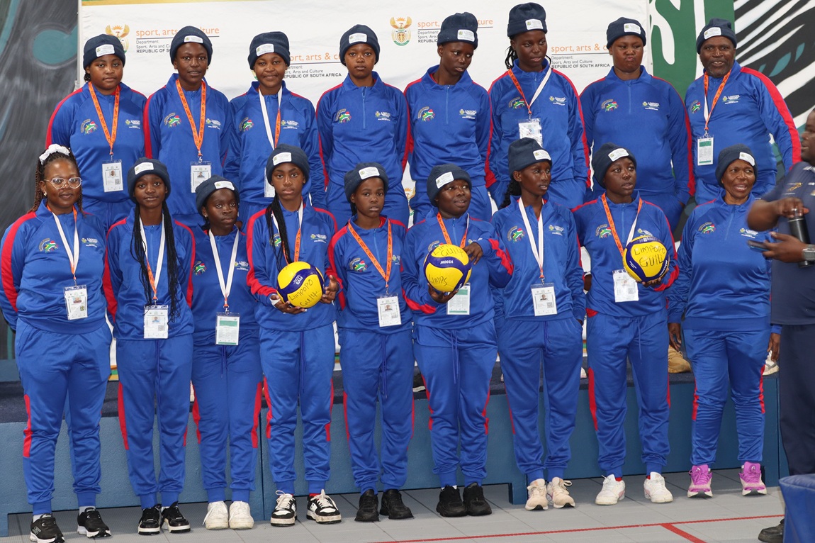 Team Limpopo at the 2026 Winter National School Sports Championships hosted at KuGompo City, Eastern Cape